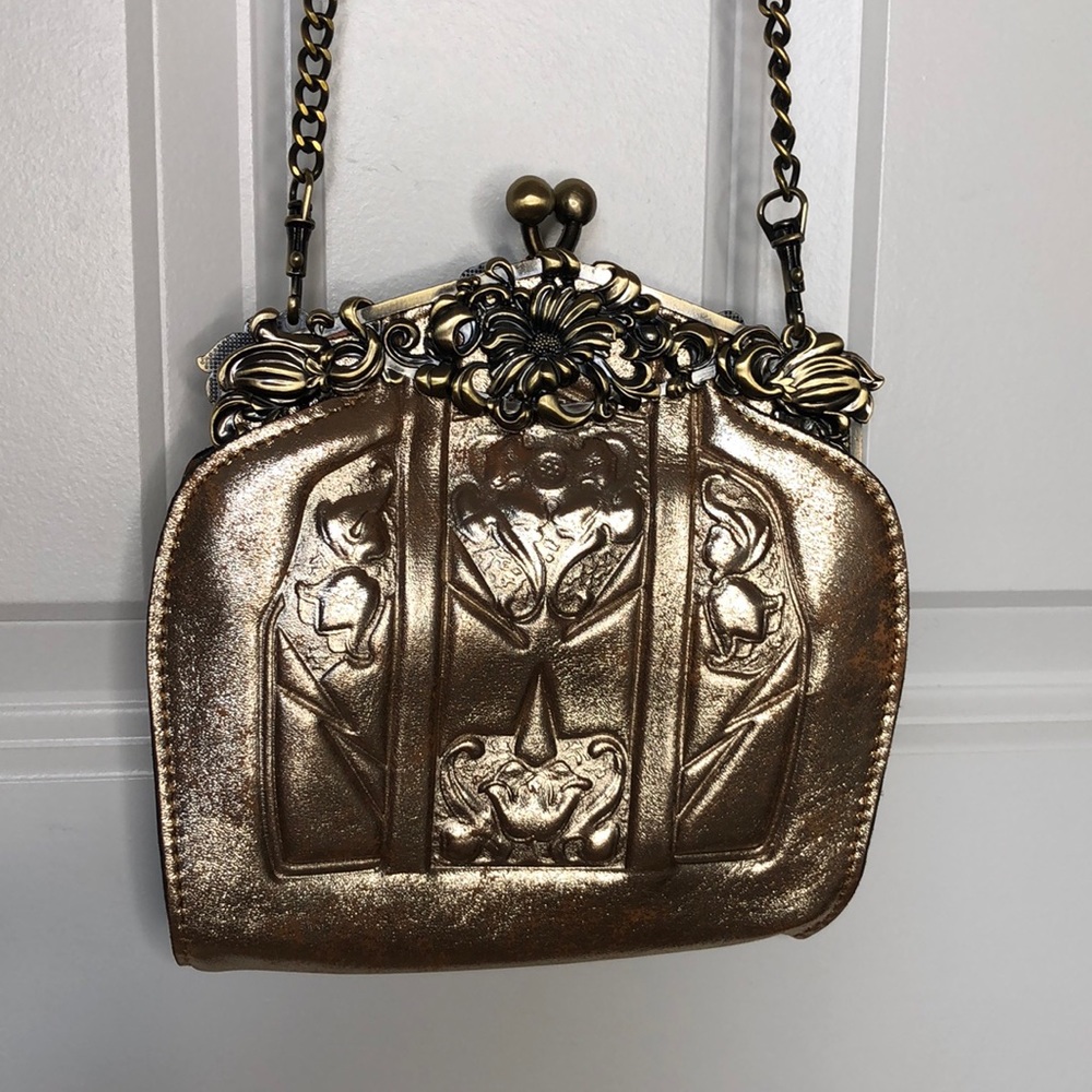 Patricia Nash small crossbody bag - gold